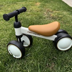 Retrospec Toddler Balance Bike 4-Wheel | Like New | $30 Today 