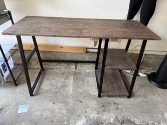 Office Desk with Shelves