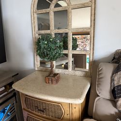 Little Foyer, Credenza Table With Three Drawers