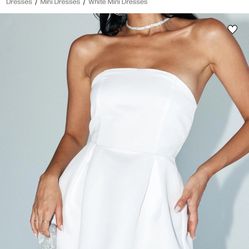 Graduation Dress White
