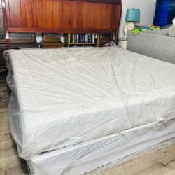 7 Pc King Set (mattress And Box Spring Included)