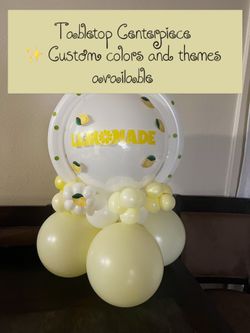 🍋 Lemonade Balloon Centerpiece | Summer Party Decor | Custom Balloon Decoration