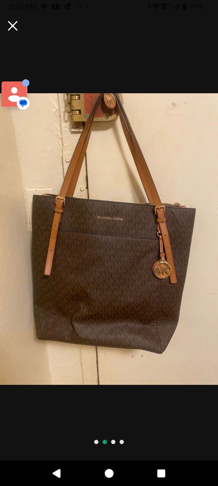 Big New Michael Kors Bag No Tag