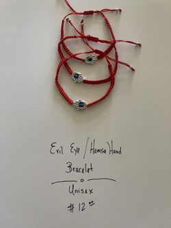 🧿 Evil Eye 🪬 Red String With Hamsa Hand 