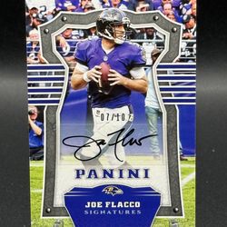 2017 Panini Signatures #76 Joe Flacco Auto #/10