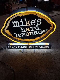 Mike's hard lemonade sign