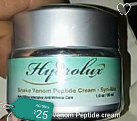 As seen on DR OZ SHOWM.Snake venom age moisturizer..
