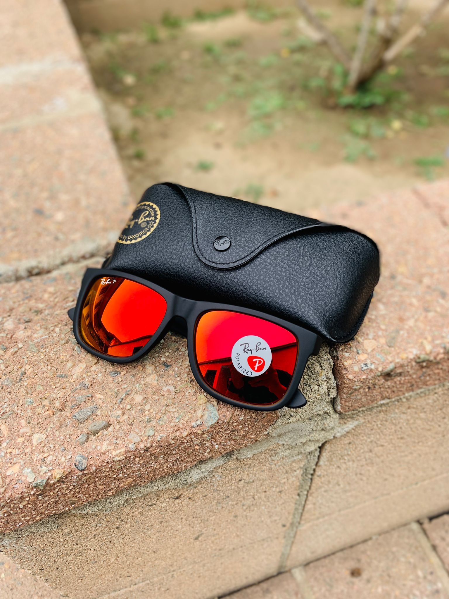 Rb4165 622 6q Red Ban Sunglasses NEW POLARIZED Ray Ban Sunglasses