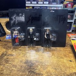 Spinal Tap ReAction Figures Set of 3 Action Figures Super 7