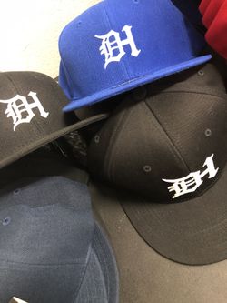12 Yupoong Classic Snapbacks custom embroidered with logo or design