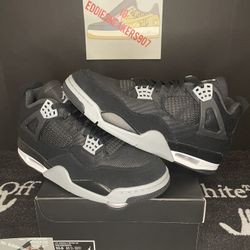 Air Jordan 4 Retro SE “Black Canvas” Size 10.5