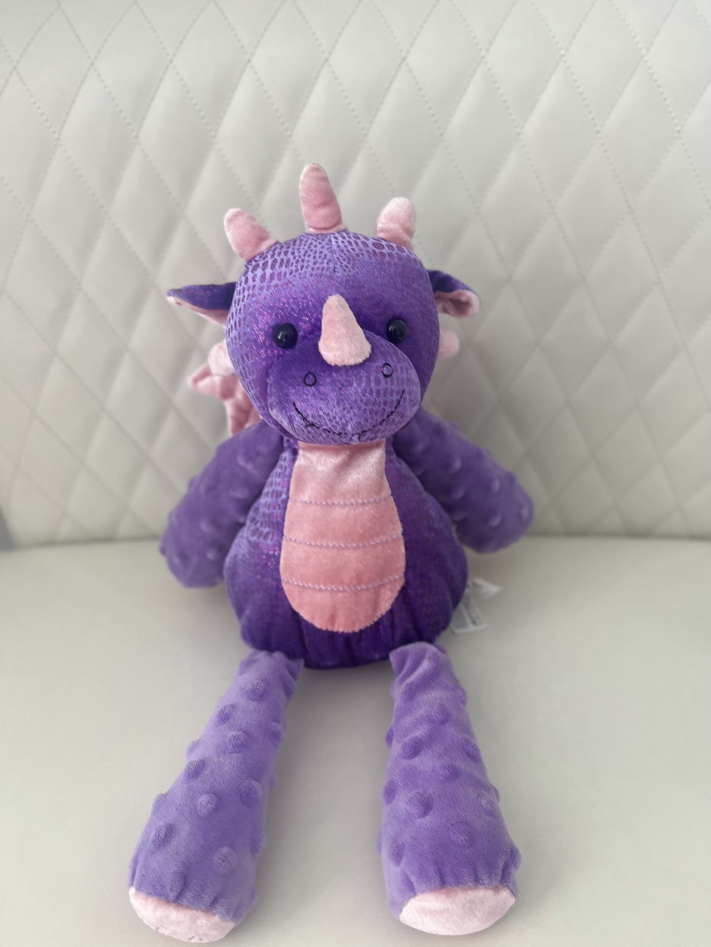 Scentsy Buddy SNAP THE DRAGON Purple Stuffed Animal Plush Retired