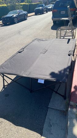 Double camping cot