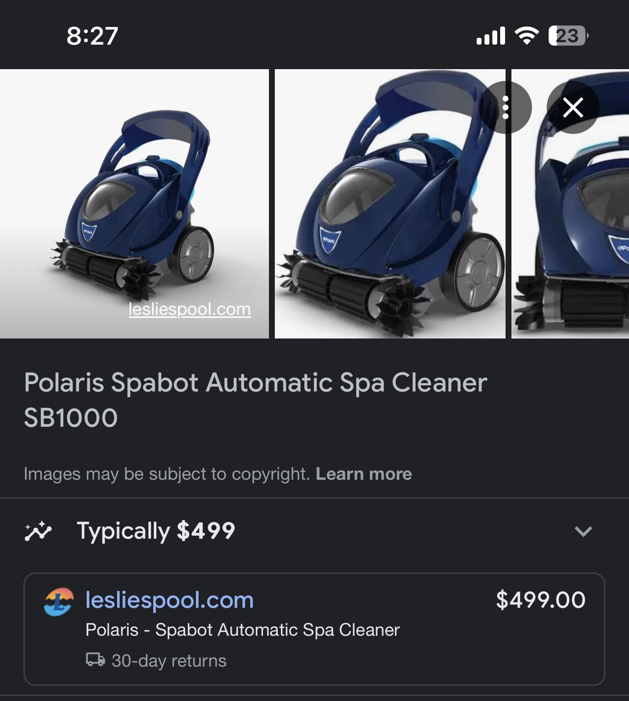 Polaris - Spabot Automatic Spa Cleaner
