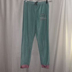 Saint Eve Kids Girls Chill Sleep Blue Pajama Pants Size 12