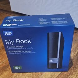 WD My Book 5TB External Drive Storage USB 3.0 File Backup Storage PC or Mac