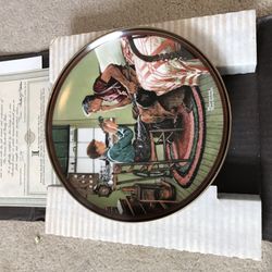 Norman Rockwell plates