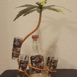 Mexican Tequila Decanter and Shot Glass Set