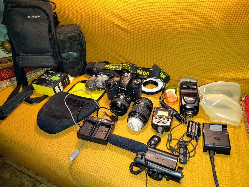 Nikon D750 Full Frame DSLR + Lenses + Flash + Underwater Case + Extras β Pro Bundle!