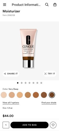 Clinique Moisturizer