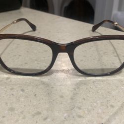Jimmy Choo Eyeglasses Frames JC248 OCY Brown Tortoise Gold Cat Eye 53-18-145