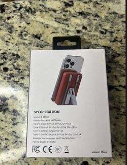 10000mAh Wireless MagSafe Power Bank with Stand