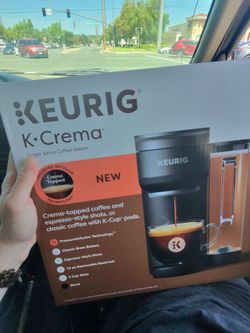 Keurig K-Crema Single Serve Coffee Maker