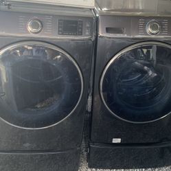 Samsung Washer And Dryer 29in Stainless Steel Working Perfectly Fine 