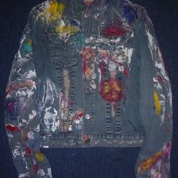 True Religion Denim Jacket Jimmy Sarape Men's Large