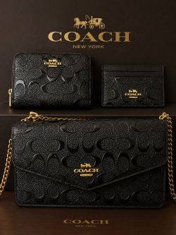 Coach purse, and wallet set