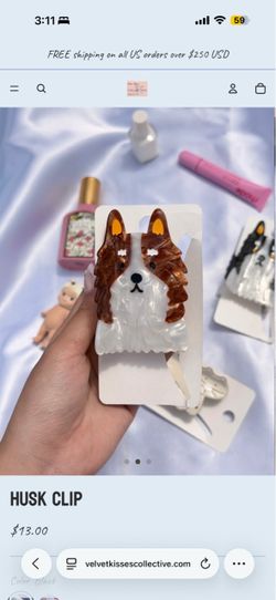 Husk Dog Hair Clip