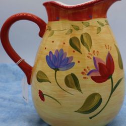 Pfaltzgraff Napoli Hand-Painted Pitcher