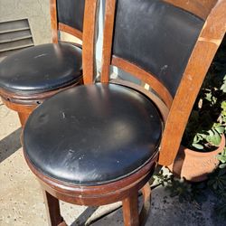 2  Swivel Bar Stools