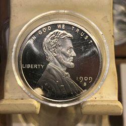 19 09S silver 1 ounce wheat penny