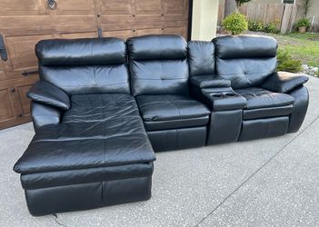 Recliner Sectional 💯Leather