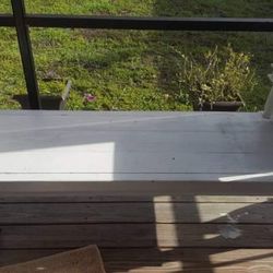 Beautiful Large Vintage  Bench! Very heavy. 