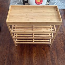 Wooden Shoe Rack