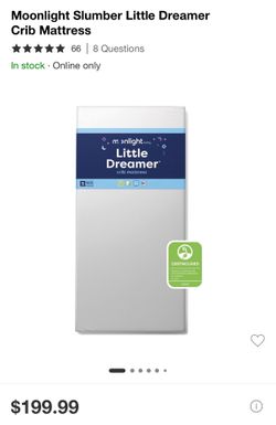 Moonlight Slumber Little Dreamer Dual-Sided Crib Mattress – Excellent Condition
