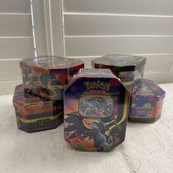 Pokemon Mega Charizard Tins X&Y