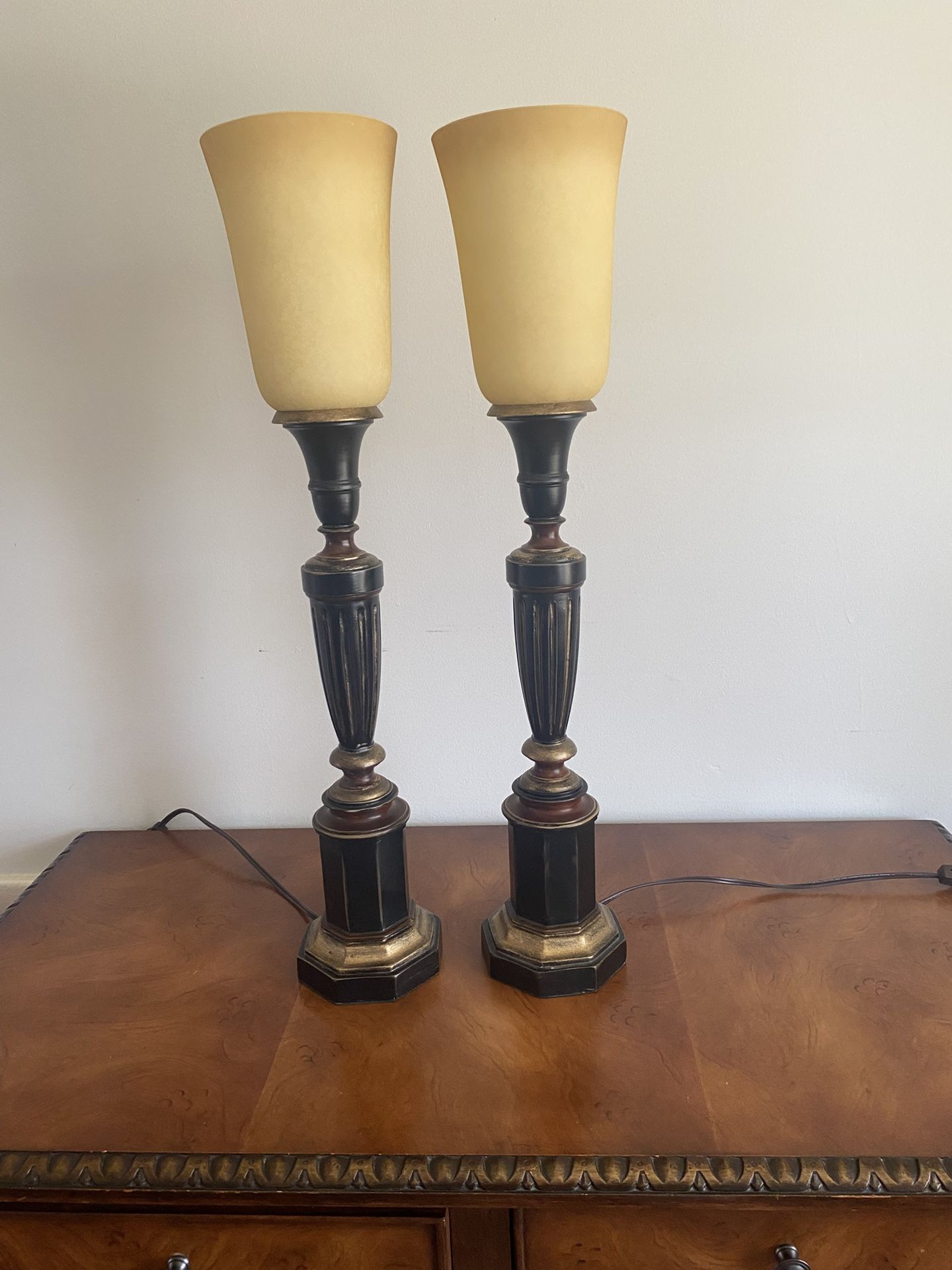 2 Living Room, Or Dining, Room lamps $80 Both 