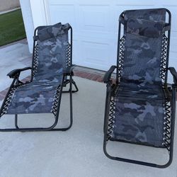 Lounge Gravity Chairs Both For 70.00/like New