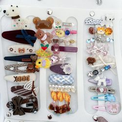 Hair clip organizer/book