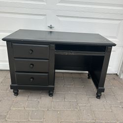 Medium Size Black Desk - Can Deliver! 