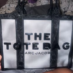 Black see thru Medium Marc Jacob’s tote bag 