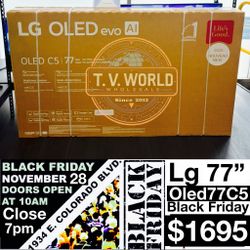 77 INCH LG OLED C5 SMART 4k TVS AI THIN Q BRAND NEW BLACK FRIDAY TV SALE TOYS X BOX PS5 Toys 