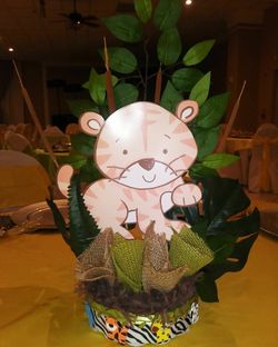 Safari center pieces