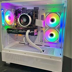 White Gaming Computer (Rx 6600xt + Ryzen 5)