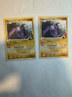 Aerodactyl GL LV.62 Pokémon Card x2 (55/111)