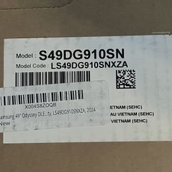 👑 NEW/OPEN BOX 2024 Samsung 49" OLED G9 (G91SD) - 0 HOURS - $500 OFF