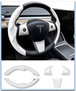 Tesla model Y and 3 steering wheel cover